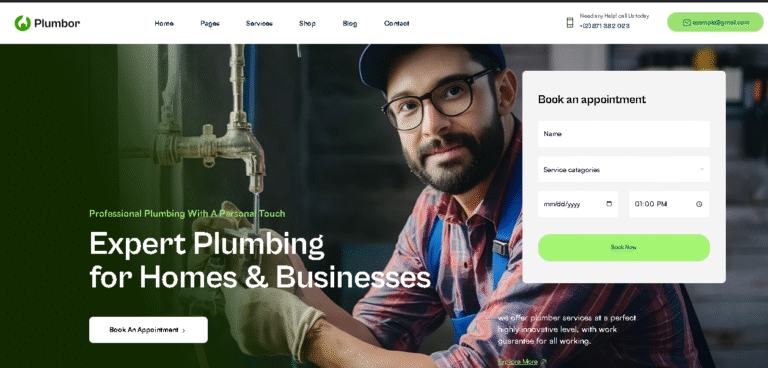 plumbing website seo