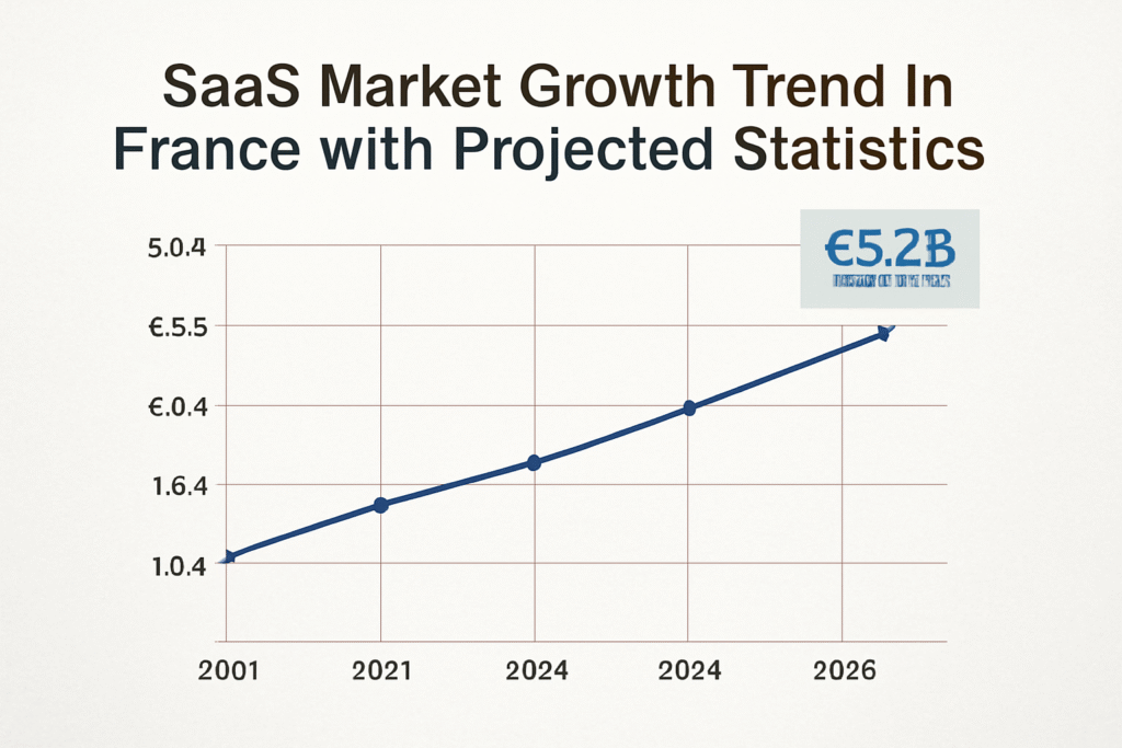 Graph showing SaaS growth trends