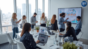 Miami SEO agency team working on digital strategy