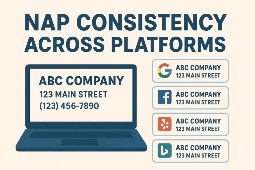 Step by step checklist for optimizing Google Business Profile including business information, photos, posts, and reviews