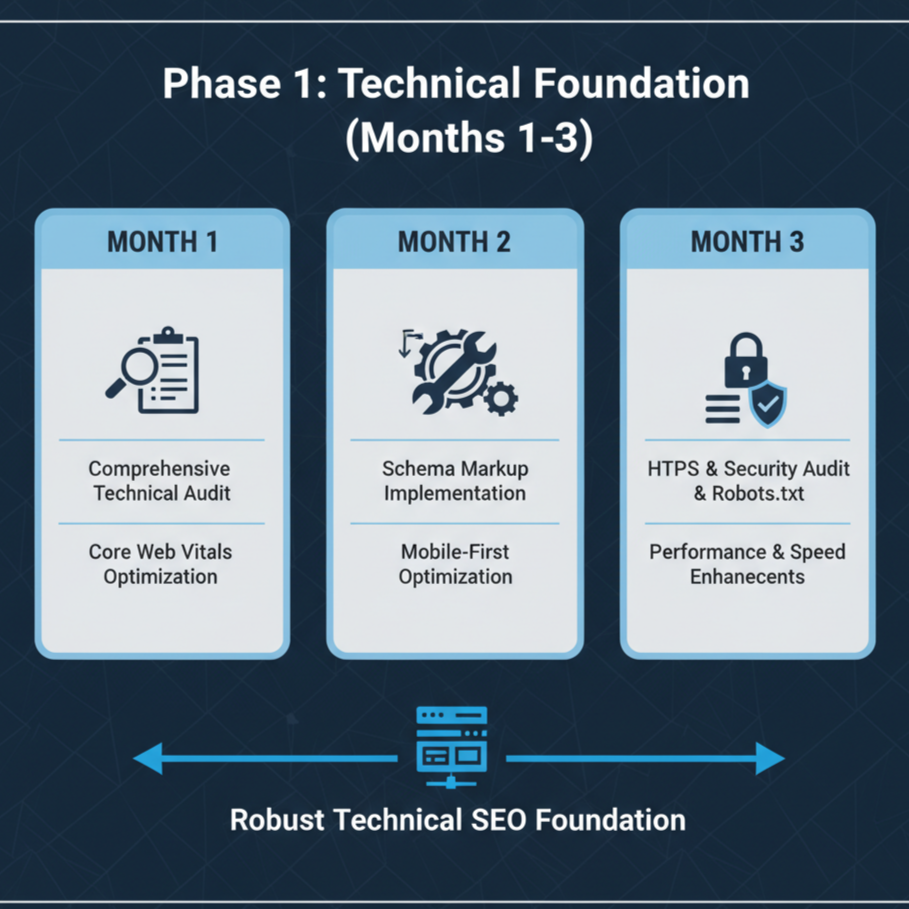 Phase 1 Technical Foundation (Months 1-3)