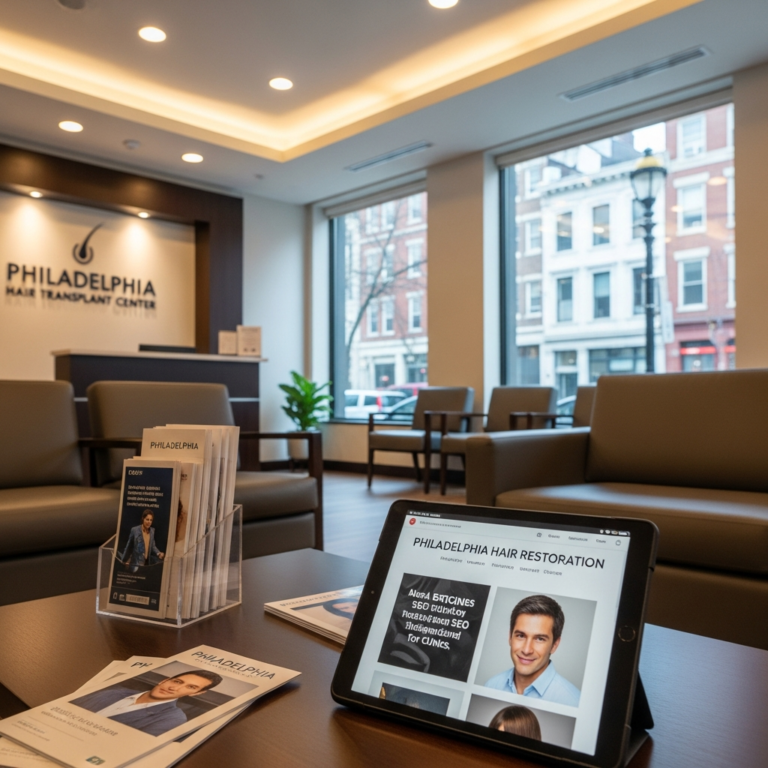Hair Transplant Clinic Philadelphia SEO Case Study - 285% More Patients in 8 Months | SEO Digital Sight