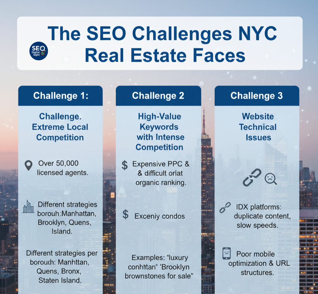 The SEO Challenges NYC Real Estate Faces