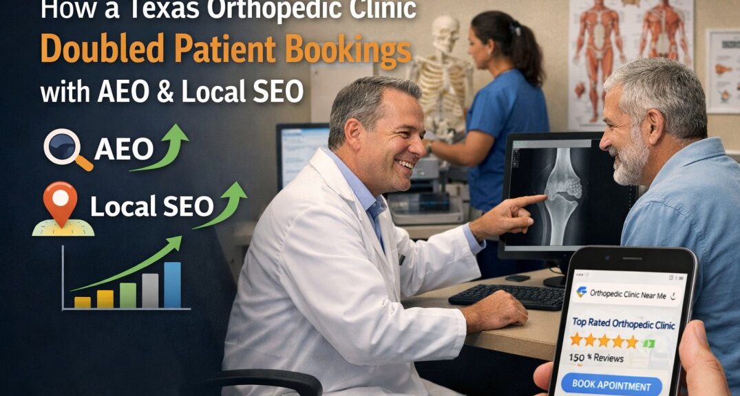 How a Texas Orthopedic Clinic Doubled Patient Bookings with AEO & Local SEO