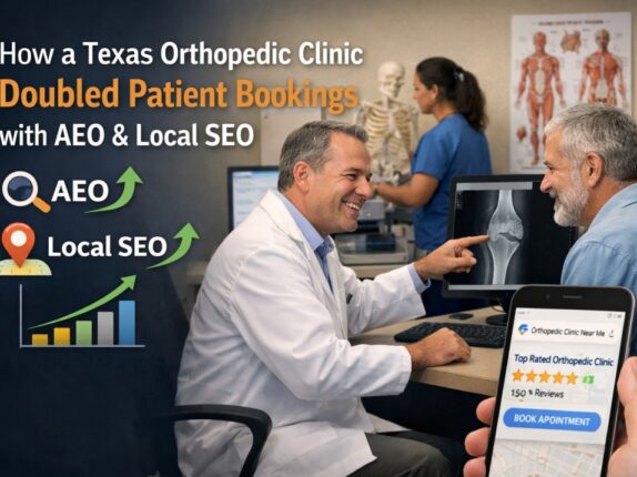 How a Texas Orthopedic Clinic Doubled Patient Bookings with AEO & Local SEO