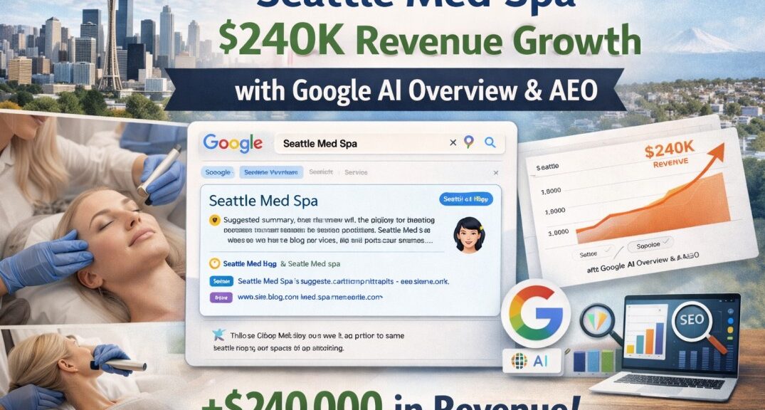 Seattle Med Spa — $240K Revenue Growth with Google AI Overview & AEO