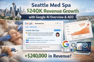 Seattle Med Spa — $240K Revenue Growth with Google AI Overview & AEO
