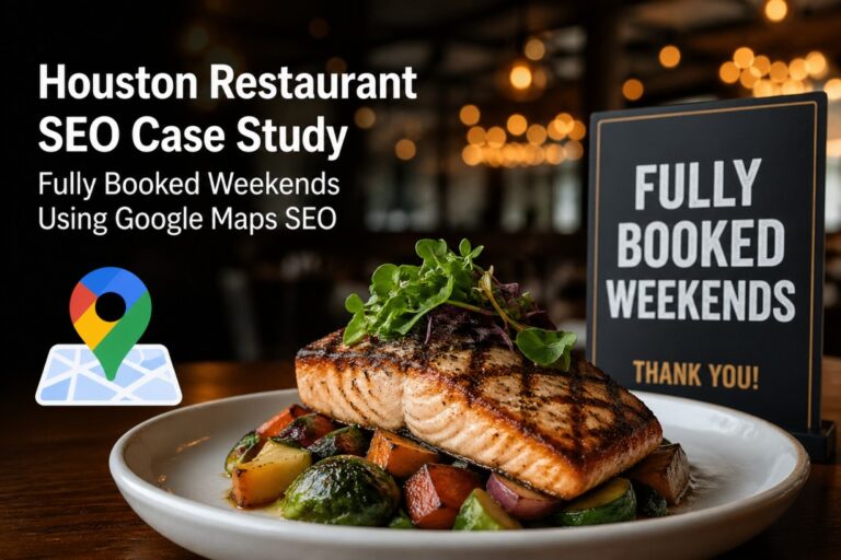 Houston Restaurant SEO Case Study — Fully Booked Weekends Using Google Maps SEO
