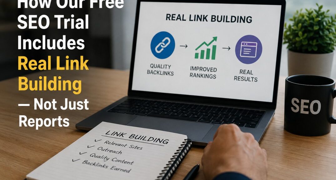 How Our Free SEO Trial Includes Real Link Building — Not Just Reports.